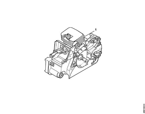 Motosierras de gasolina (MS) 017 Níºmero de máquinaÂ  de la marca Stihl
